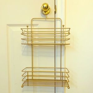 Gold shower caddy